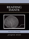 Reading Dante (eBook): The Pursuit of Meaning